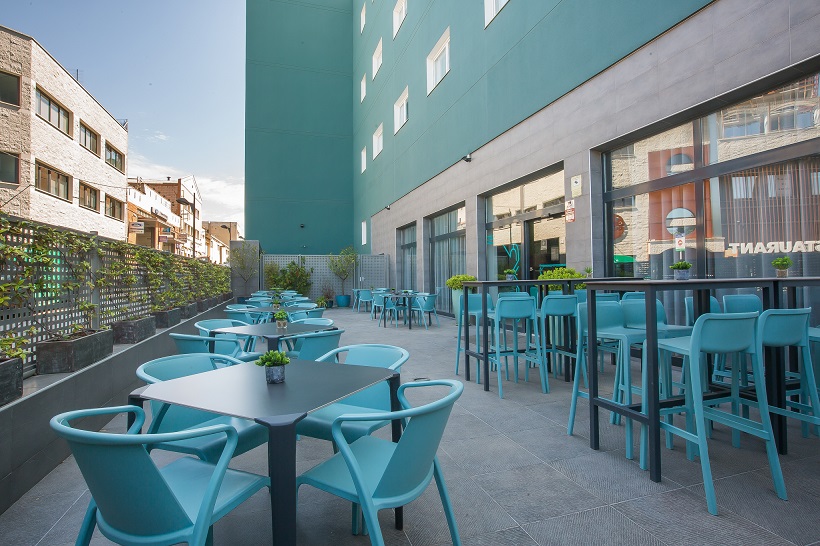Terraço do hotel