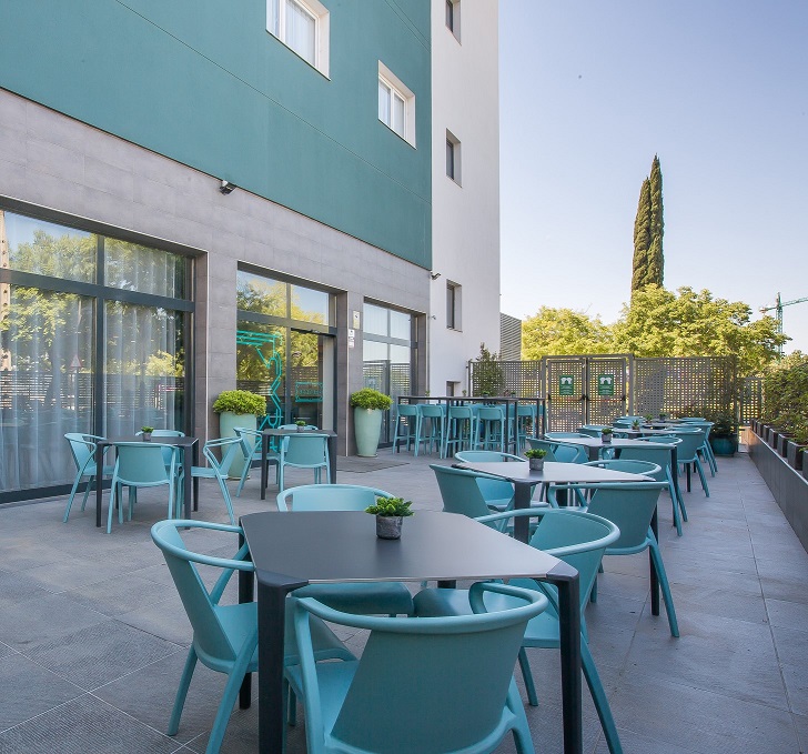 Terraço do hotel